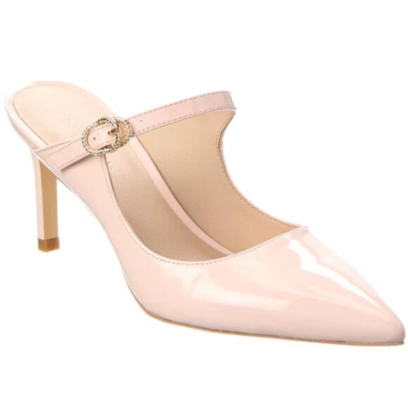 BRAND NEW STUART WEITZMAN CRYSTAL BUCKLE 75 PATENT MULE G1 - Picture 8 of 16